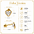 Brinco em Ouro 18K com Zircônia Coração 5,00 mm - Modelo 0116027 - Imagem 3