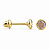 Brinco em Ouro 18K com Zircônia 3,00 mm - Modelo 0148038 - Imagem 1