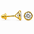 Brinco em Ouro 18K com Zircônia 4,00 mm - Modelo 0156030 - Imagem 1
