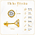 Brinco em Ouro 18K com Zircônia 4,00 mm - Modelo 0156030 - Imagem 3