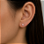 Brinco em Ouro 18K com Zircônia 4,00 mm - Modelo 0156031 - Imagem 2