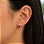 Brinco em Ouro 18K com Pérola e Zircônia - Modelo 0160175 - Imagem 2