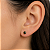 Brinco em Ouro 18K com Zircônia 6,00 mm - Modelo 0160188 - Imagem 2