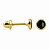 Brinco em Ouro 18K com Zircônia 3,00 mm - Modelo 0160230 - Imagem 1