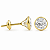 Brinco em Ouro 18K com Zircônia 5,00 mm - Modelo 0160236 - Imagem 1