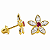 Brinco em Ouro 18K com Zircônia Navete 4,00 x 2,00 mm - Modelo 0160244 - Imagem 1