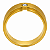 Aliança em Ouro 18K 7,00 mm com Diamante e Acabamento Fosco - Imagem 3