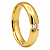 Aliança em Ouro 18K 5,60 mm Aberta com Diamantes - Imagem 1