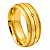 Aliança em Ouro 18K 9,00 mm com Diamantes e Frisos - Imagem 1