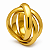 Aliança em Ouro 18K 4,10 mm Entrelaçada - Imagem 1