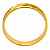 Aliança em Ouro 18K 3,50 mm com Textura Diagonal - Imagem 3