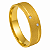 Aliança em Ouro 18K 5,00 mm Fosca com Dois Diamantes - Imagem 1