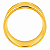 Aliança em Ouro 18K 9,00 mm Larga com Frisos Laterais - Imagem 3