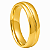 Aliança em Ouro 18K 4,80 mm com Friso Central - Imagem 1