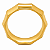Aliança em Ouro 18K 5,50 mm Facetada Geométrica - Imagem 3