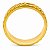 Aliança em Ouro 18K 6,00 mm com Frisos Diagonais - Imagem 3