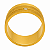 Aliança em Ouro 18K 10,00 mm Larga com Diamante e Faixa Fosca - Imagem 3