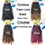 Cabelo Goddess Faux Locs Braid Crochet 200g 48mechas 50cm - Imagem 1