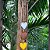 Trio de corações coloridos, 12cm boleado duplo, com bolinha de madeira entre os corações - Imagem 2