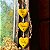Trio de corações de 10cm amarelos, com palavras Sonhe, Acredite, Realize - Imagem 1