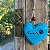Coração  10cm Azul, pingente escrito "Amar", motivo praia - Imagem 4