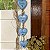 Penca com 4 corações de 8cm azul claro, com palavras motivacionais - Imagem 4