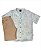 Conjunto Masculino Camisa Com Botões e Bermuda Sarja LPKids - Imagem 1