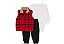 Conjunto De Colete De Lã Xadrez De 3 Peças Para Bebê Carters - Imagem 1