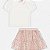 Conjunto Blusa Manga Curta Com Saia De Tule Momi  J5158 - Imagem 3