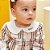 Vestido Xadrez Gola Babadinhos Momi Bebê - Imagem 3