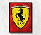 Quadro brasão Ferrari - cavalo rampante - Imagem 1