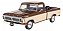Miniatura Carro Ford F-100 1970 Marrom - 1/24 - Imagem 1