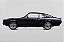 Miniatura Carro Ford Maverick Gt 1974  Preto - 1/24 - Imagem 2