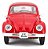 Miniatura Volkswagen Fusca Vermelho 1/24 - Maisto - Imagem 2