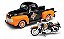 Miniatura Pick-up Ford Retro + Moto - Escala 1/24 - Maisto - Imagem 2