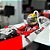 Miniatura Formula 1 Ayrton Senna com Rosto - F1 McLaren MP4/4 1988 1/12 (acompanha acrilico) - Imagem 6