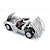 Miniatura Carro Porsche 550a Spyder 1/18 Prata Metal C/ Base - Imagem 6