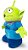 Pelúcia Toy Story Alien 30 cm fun - Imagem 2