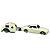 Miniatura Maisto Design Carro Karmann Ghia + Travel Trailer - Imagem 2