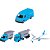 Giftpack Majorette Logistc Maersk 5 Carros 1/64 - Imagem 2