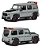 Miniatura Mercedes Benz G-Class G900 Brabus Rocket 900 cinza 1/43 - Imagem 3