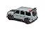 Miniatura Mercedes Benz G-Class G900 Brabus Rocket 900 cinza 1/43 - Imagem 6