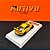 Miniatura Porsche 911 (992) GT3 RS amarela 1/64 - Imagem 7