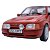 Miniatura carro Ford Escort RS turbo 1/18 - vermelho - Imagem 2