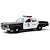 Miniatura carro Dodge Monaco 1977 O Exterminador do Futuro 1/24 - Imagem 1