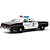 Miniatura carro Dodge Monaco 1977 O Exterminador do Futuro 1/24 - Imagem 4