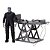 Boneco Frankenstein Deluxe Set Figure Universal Monsters - Imagem 4