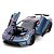Miniatura carro Ford GT 2017 metalico Pink Slips 1/24 - Imagem 4