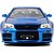 Miniatura Carro Velozes E Furiosos Skyline GT-R azul 1/24 - Imagem 2