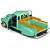 Miniatura carro Chevrolet 3100 Pickup Lowrider verde 1/24 - Imagem 4